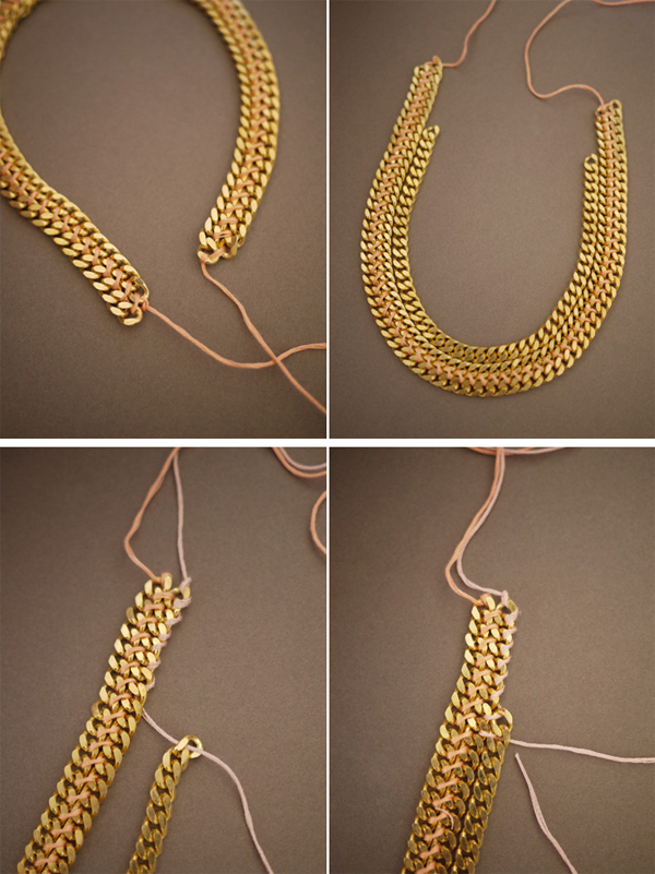 DIY Collar con cadenas | Galletita de