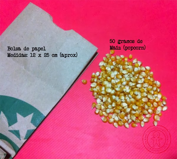 vurdere rotation gå på indkøb Cómo hacer palomitas de maíz / popcorn en el microondas con una bolsa de  papel. | Galletita de Jengibre