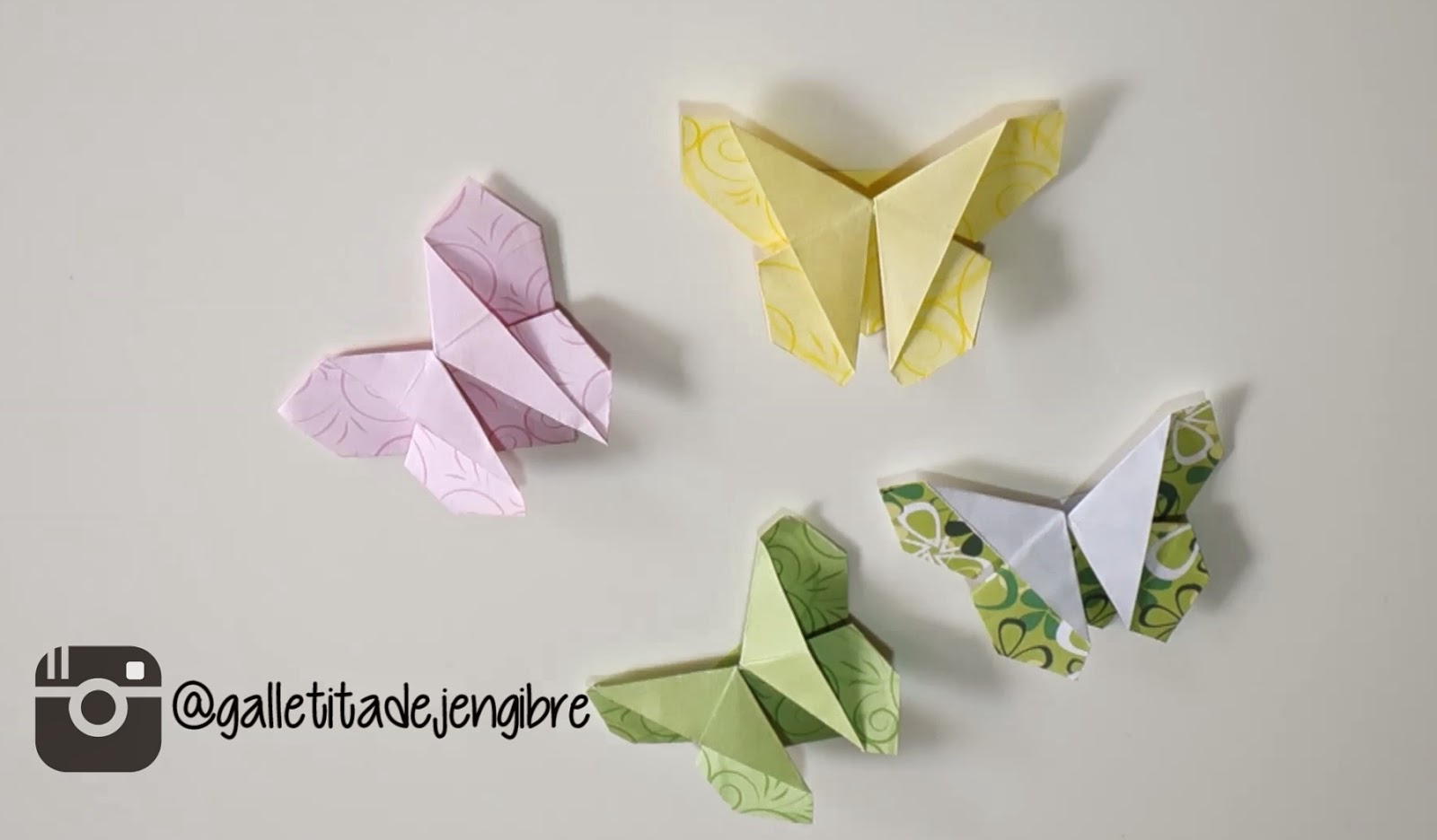 Separador De Libros Origami Mariposa Galletita De Jengibre