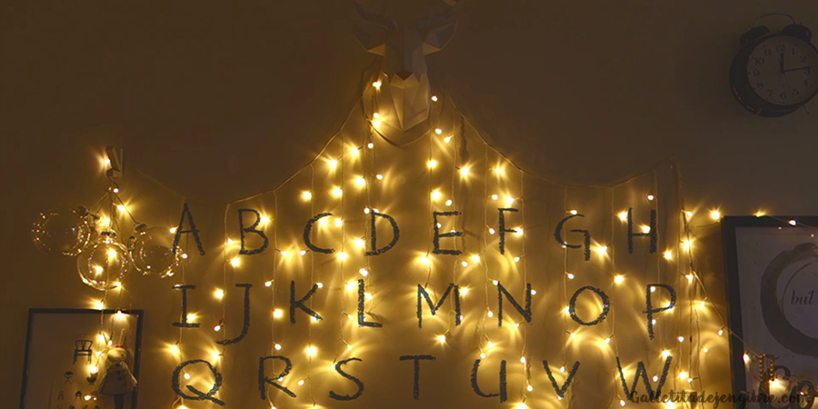 Salón Joven poetas Decora tu cuarto con luces de navidad – DIY | Galletita de Jengibre